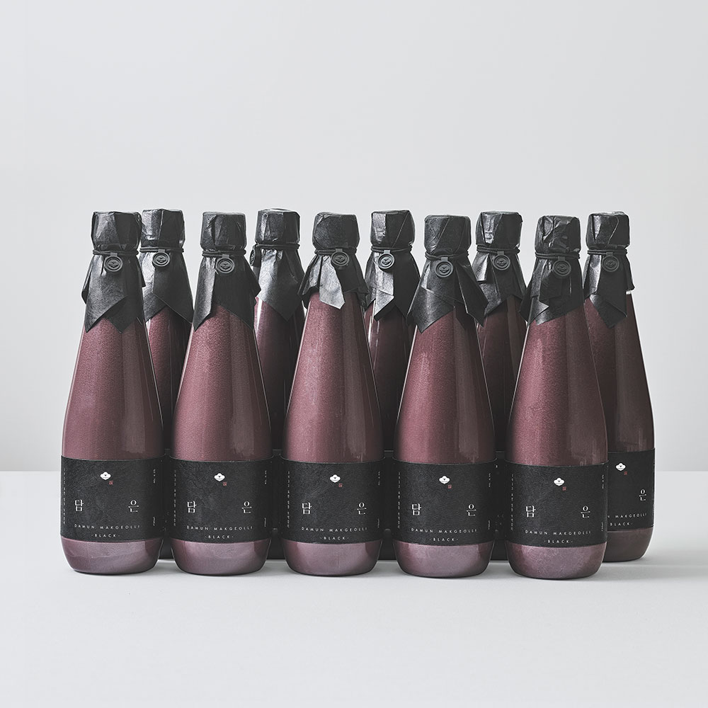 [담은 블랙] 흑미 막걸리 6.5도 750ml 10병