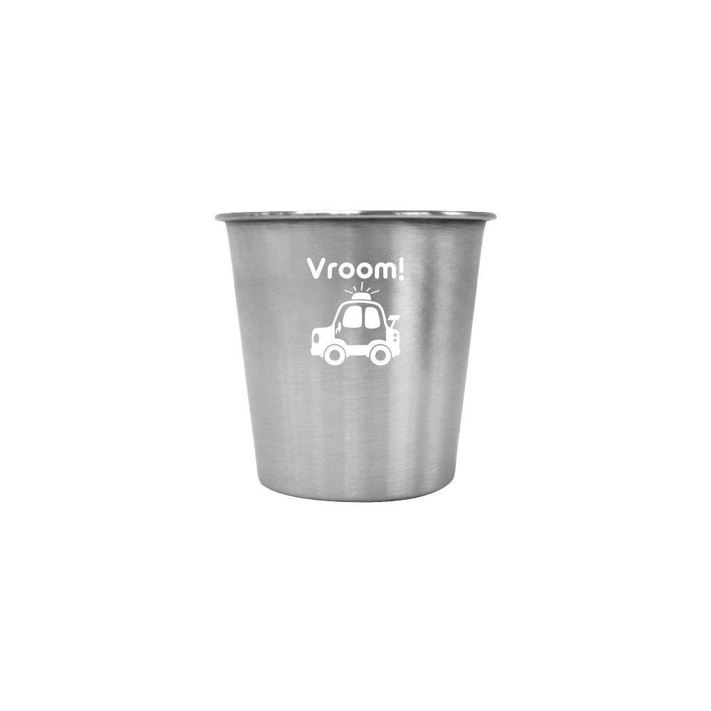 키친유 부릉부릉 스텐 304 컵 200ml 아기 아동용 한손 물컵 양치컵 어린이집 준비물 이미지 7