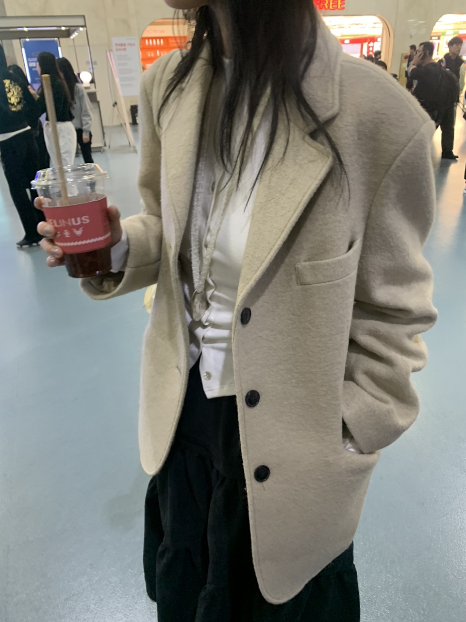 스브 알파카 하프코트 자켓 2colors 상세 이미지 98