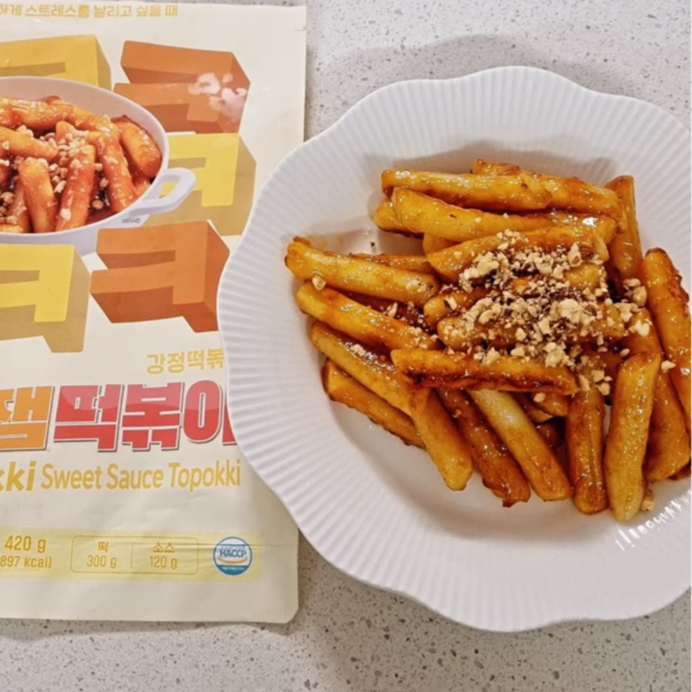 대유잼떡볶이 즉석 떡볶이 밀키트 강정, 420g, 1개 - 상세 이미지 4
