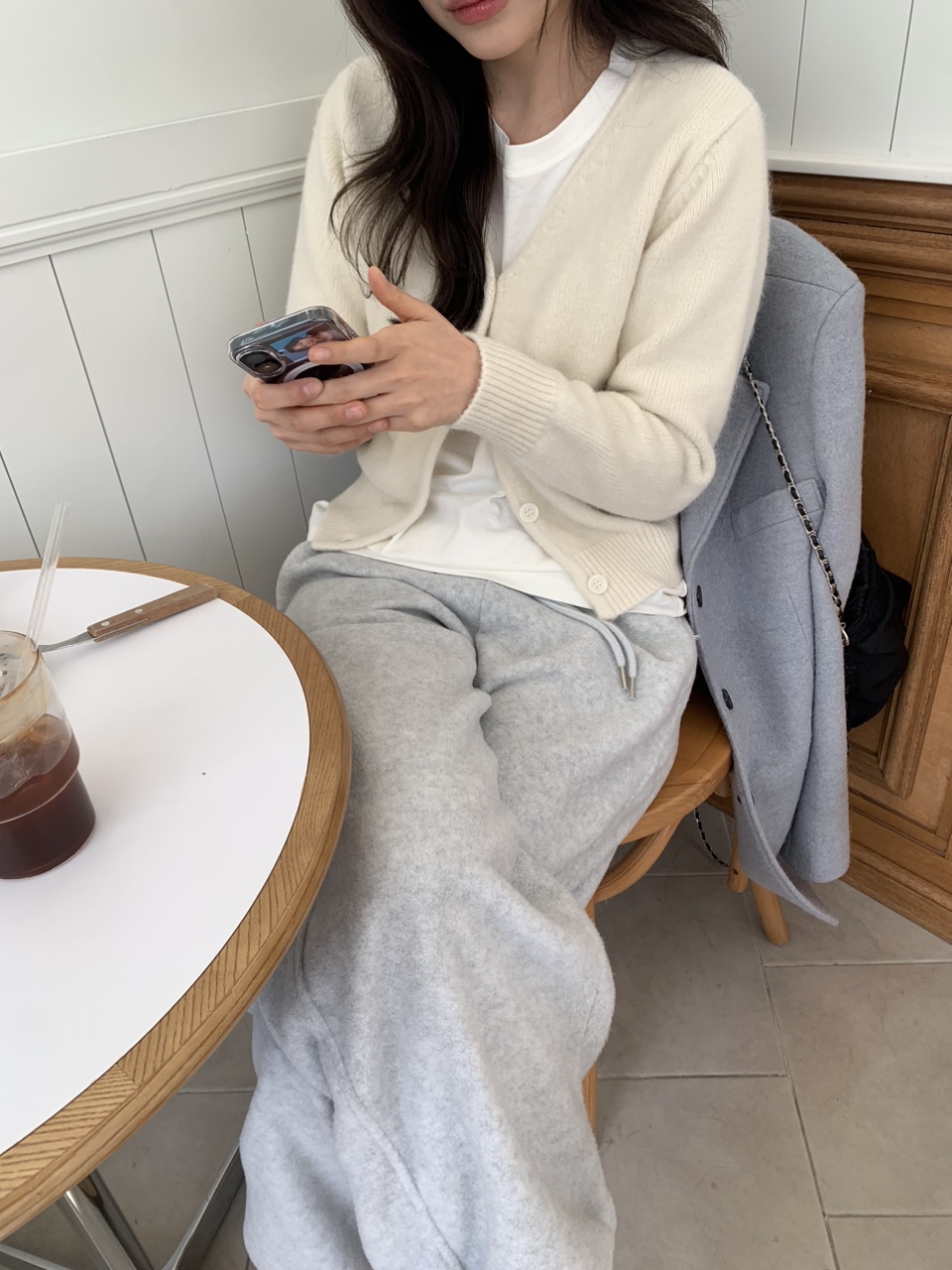 스브 알파카 하프코트 자켓 2colors 상세 이미지 59