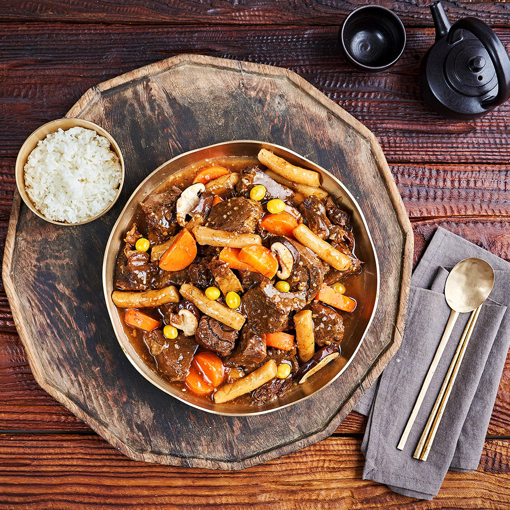 [정성곳간] 국내산 국산 뼈없는 소 갈비 찜 명인 강순의 간편식 고기 500g, 4개 이미지 7
