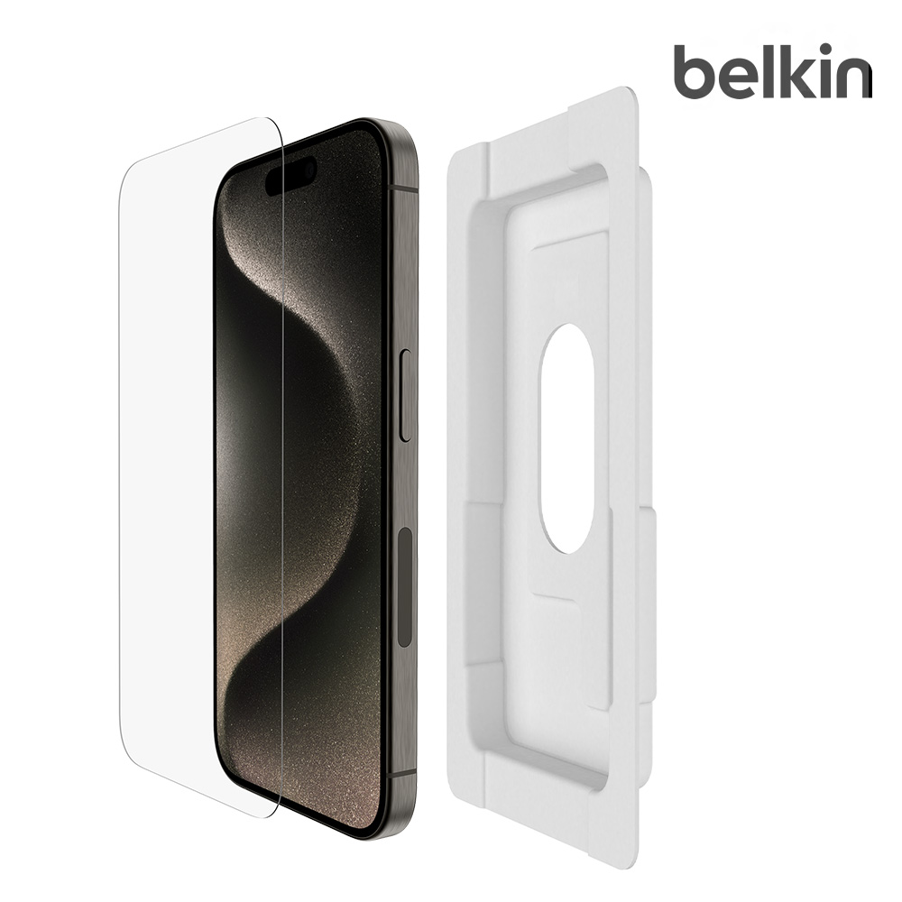 벨킨 아이폰15프로 울트라글래스2 강화유리 필름 OVA133zz 이지트레이 증정 제품 이미지