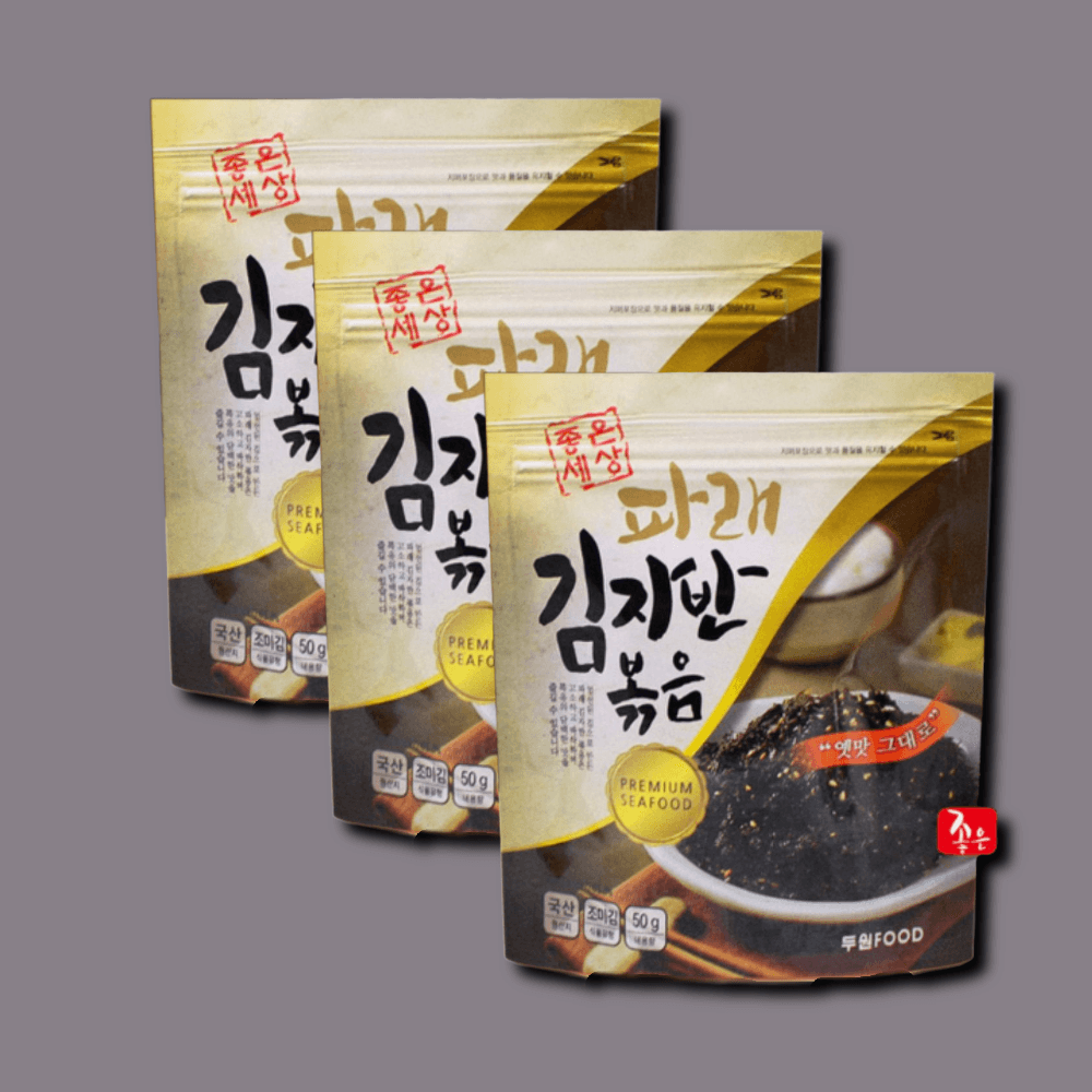 좋은세상 파래 김자반볶음 50g 3개 : 반애반