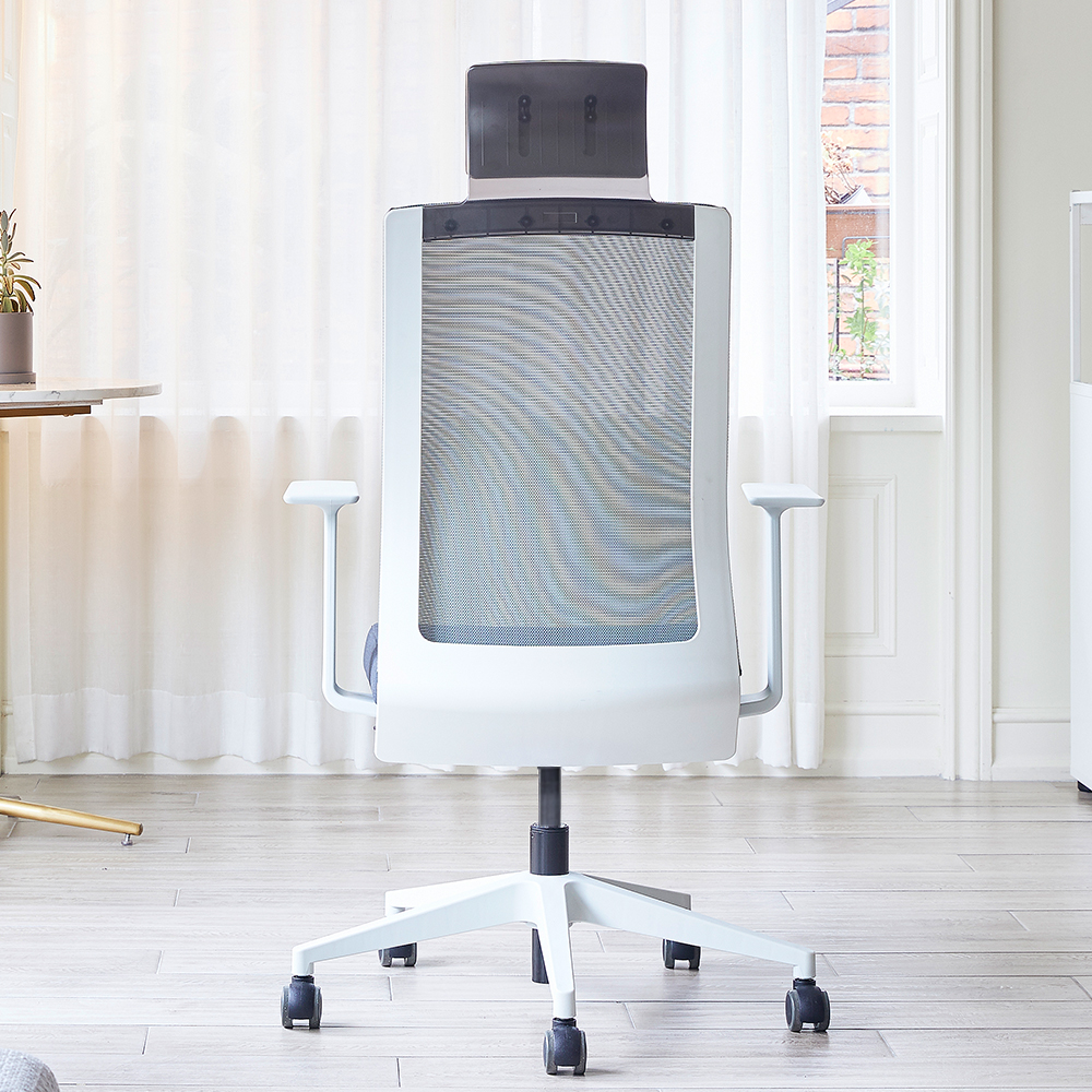 듀오백 스퀘어 DQ-HJ-CW 메쉬 사무용 컴퓨터 책상 의자 - 상세 이미지 4