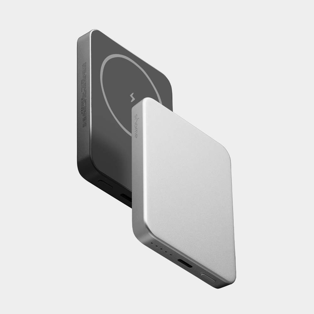 시홈 무선 고속충전 미니 아이폰 갤럭시 호환 맥세이프 보조배터리 5000mAh