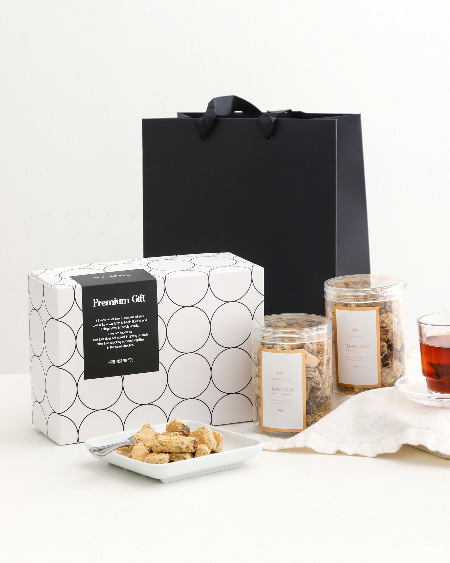 프리미엄 콩고물도라지정과 2개입 추석 선물세트 부모님 상견례 결혼식 돌잔치 답례품 2구