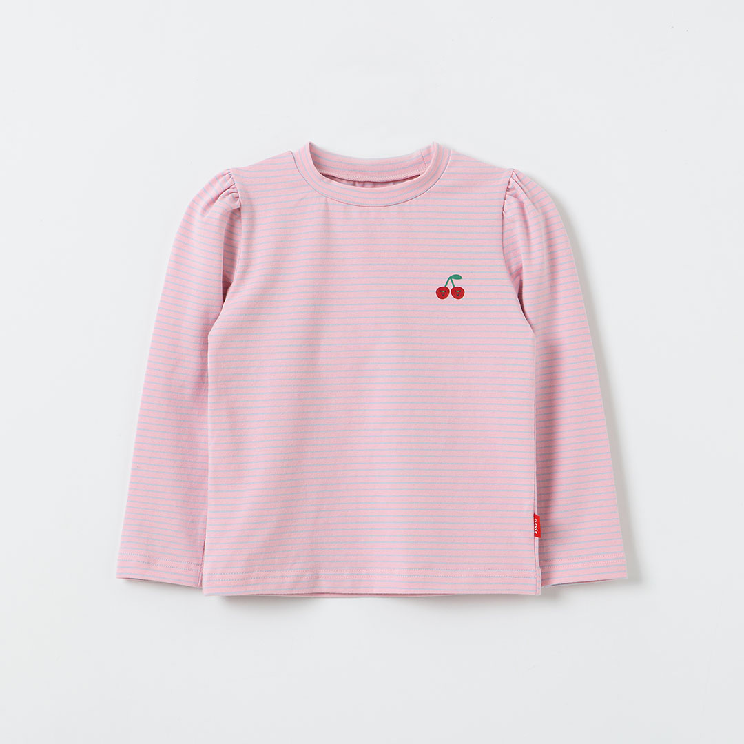 오즈키즈 유아 티셔츠 여아 아기 면 티셔츠 꼬모체리 - 상품 이미지