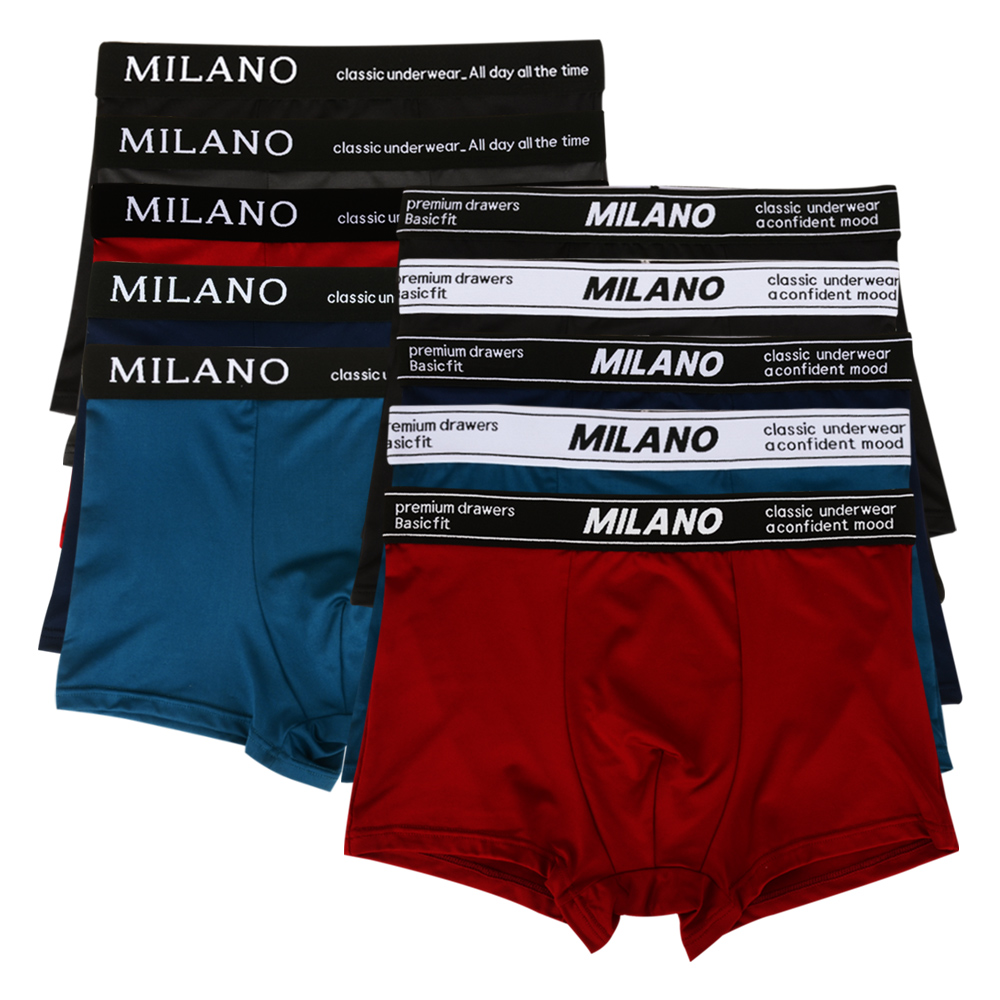 엠밀라노 언더웨어 남자속옷 남성팬티 사각드로즈 기능성팬티 드로우즈 10매 제품 이미지