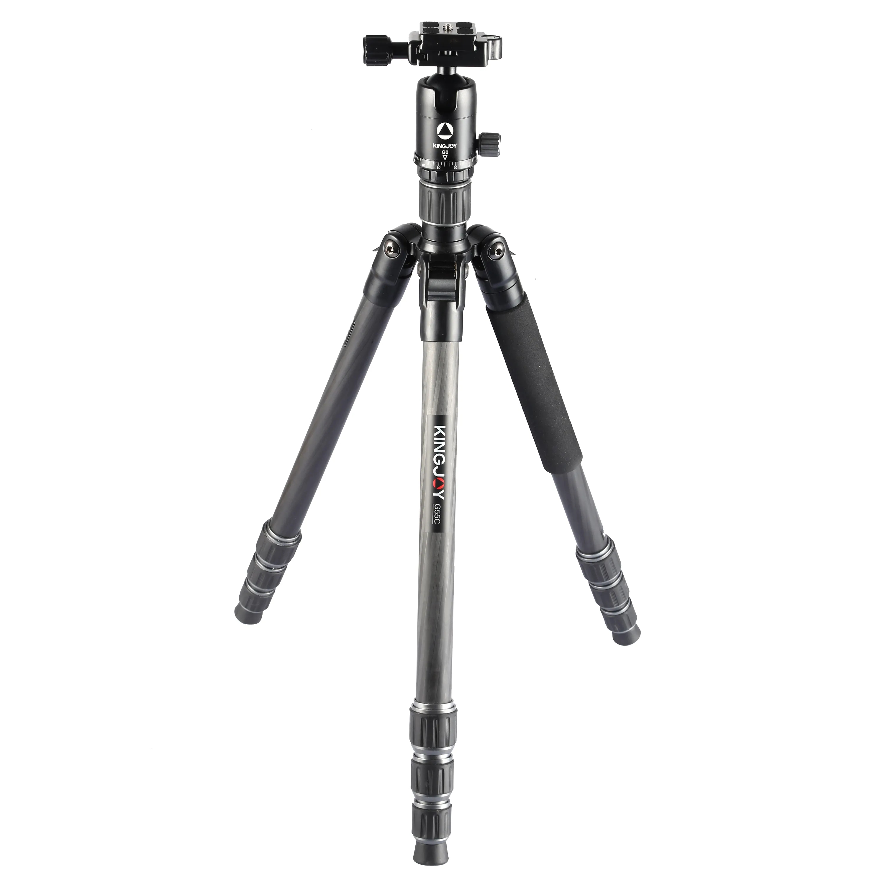 카본 삼각대 카메라 DSLR 여행용 가벼운 4단 삼각대 G55C 볼헤드포함 - 상품 이미지