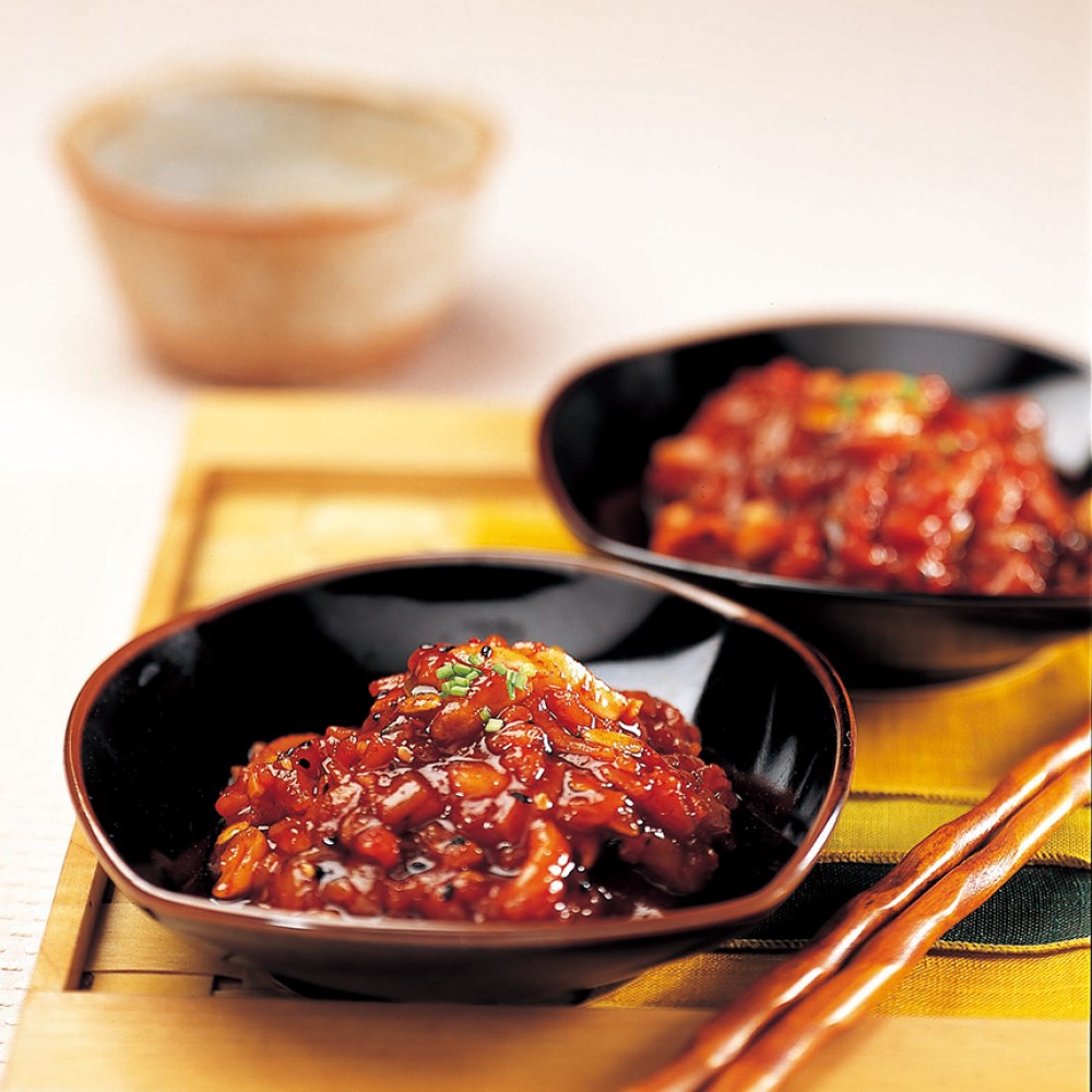 밥도둑 씨앗 비빔오징어 젓갈 1kg : 원더랜드커머스