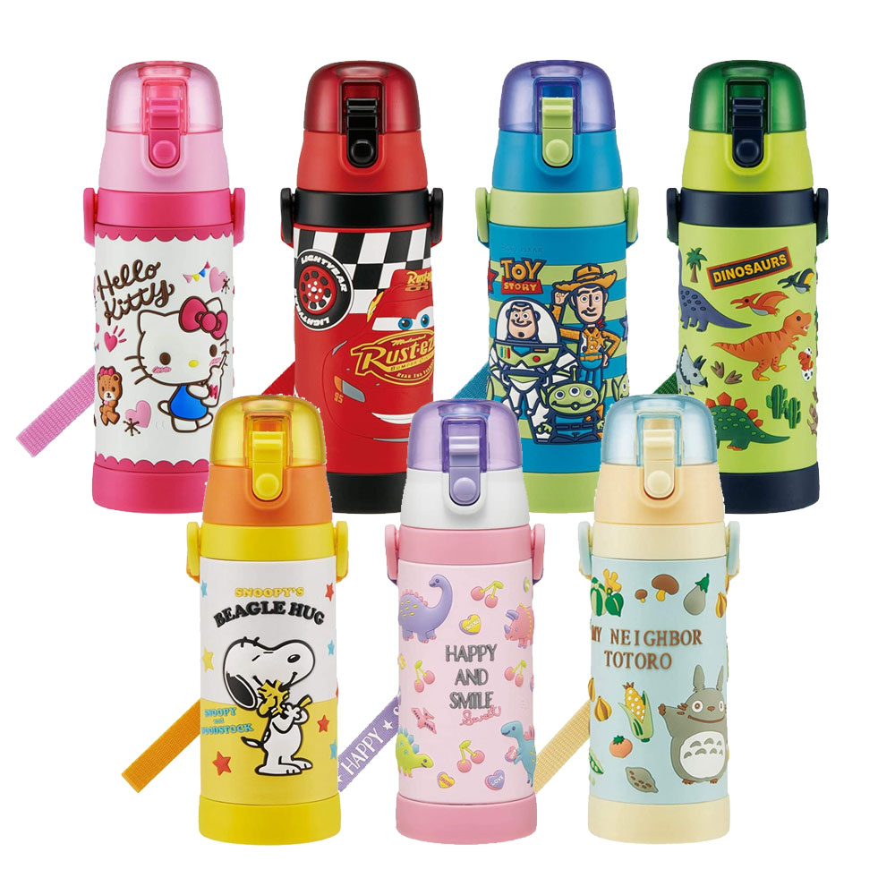 무료인쇄 보온보냉병 캐릭터 만화 텀블러 스텐보틀 480ml 토이스토리 토토로 카 스누피 - 상품 이미지