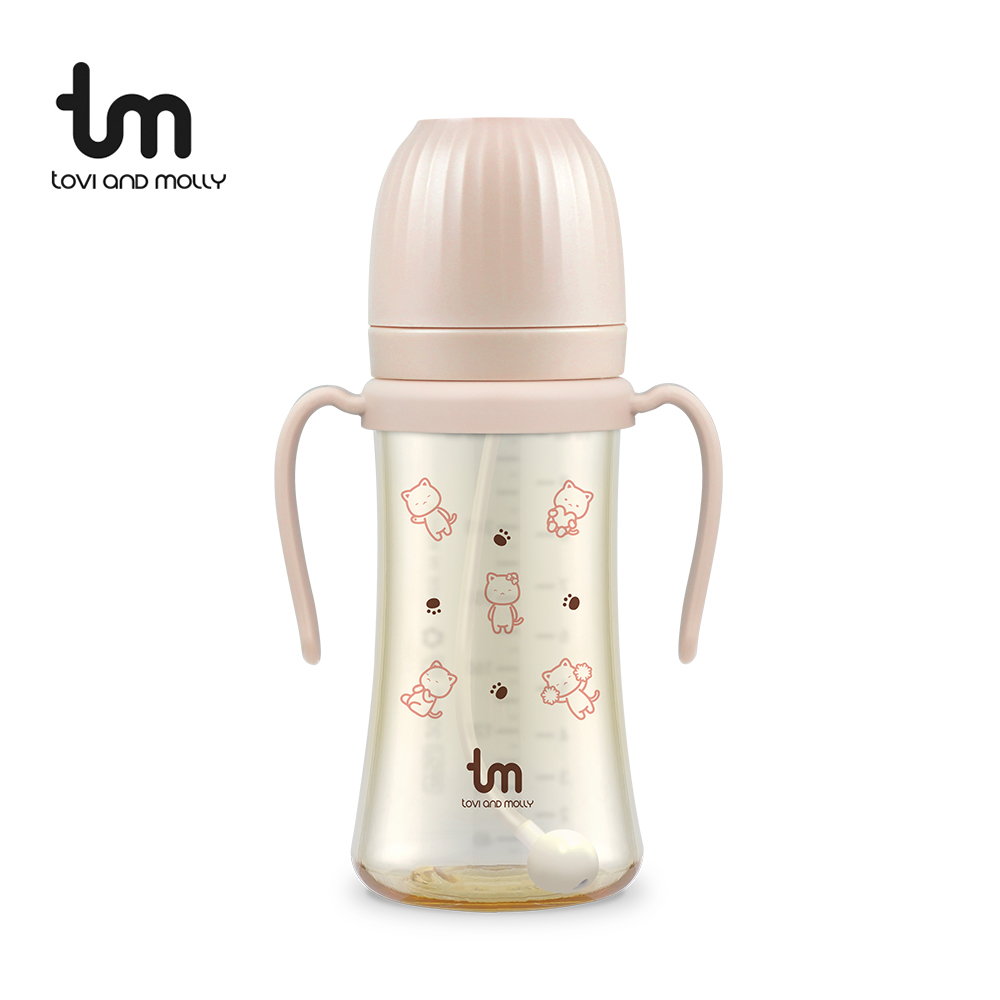 [토비앤몰리] 토비 몰리 자기주도 셀프 수유 빨대 젖병 280ml 이미지 8