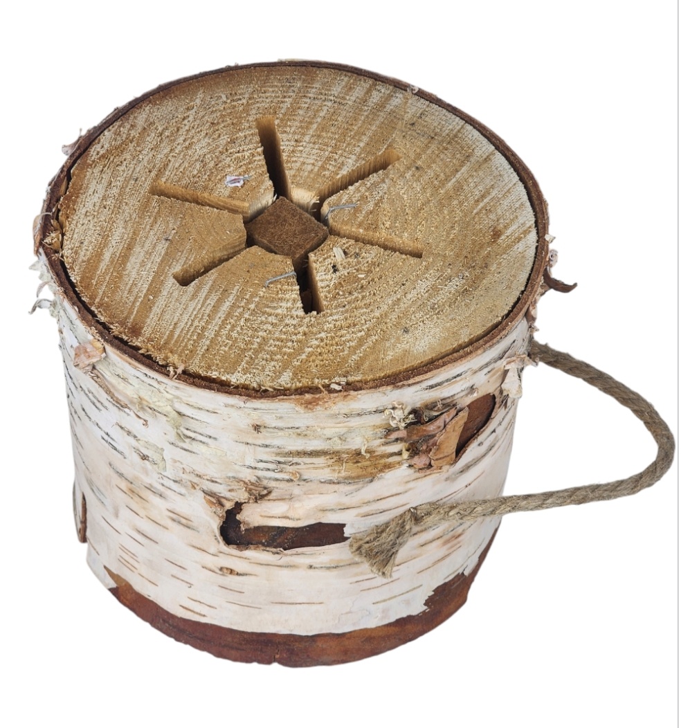 아홉산캠핑 착화제포함 자작나무 통나무장작 대형