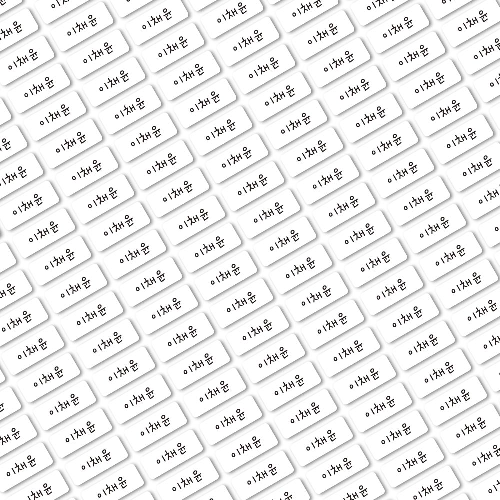 프리미엄 네임스티커A4 화이트 한글1 초 소형 실사용 후기 | 효과 있을까? - 대표 이미지