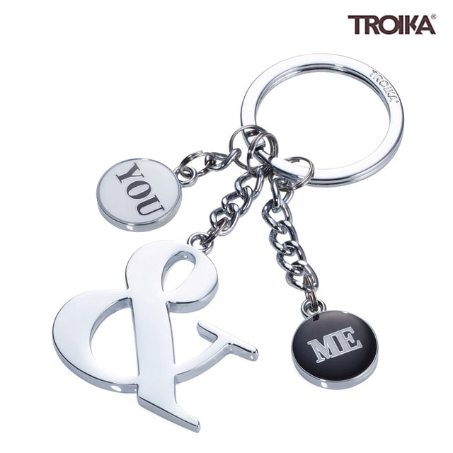독일 브랜드 트로이카 명품키링 YOU＆ME 키홀더(KR17-37/CH) : TROIKA  STORE