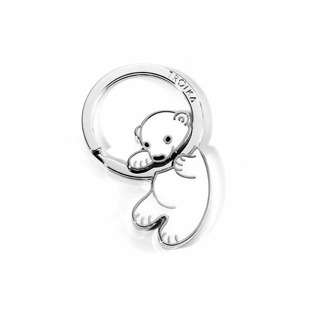 독일 브랜드 트로이카 명품키링 귀여운 행운의 북극곰 POLAR BABY 순수함과 희망의 상징(KR8-03/WH) - 메인 이미지