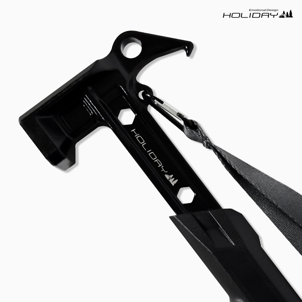 홀리데이 캠핑 팩 망치 탄소강 올인원 파운딩 해머