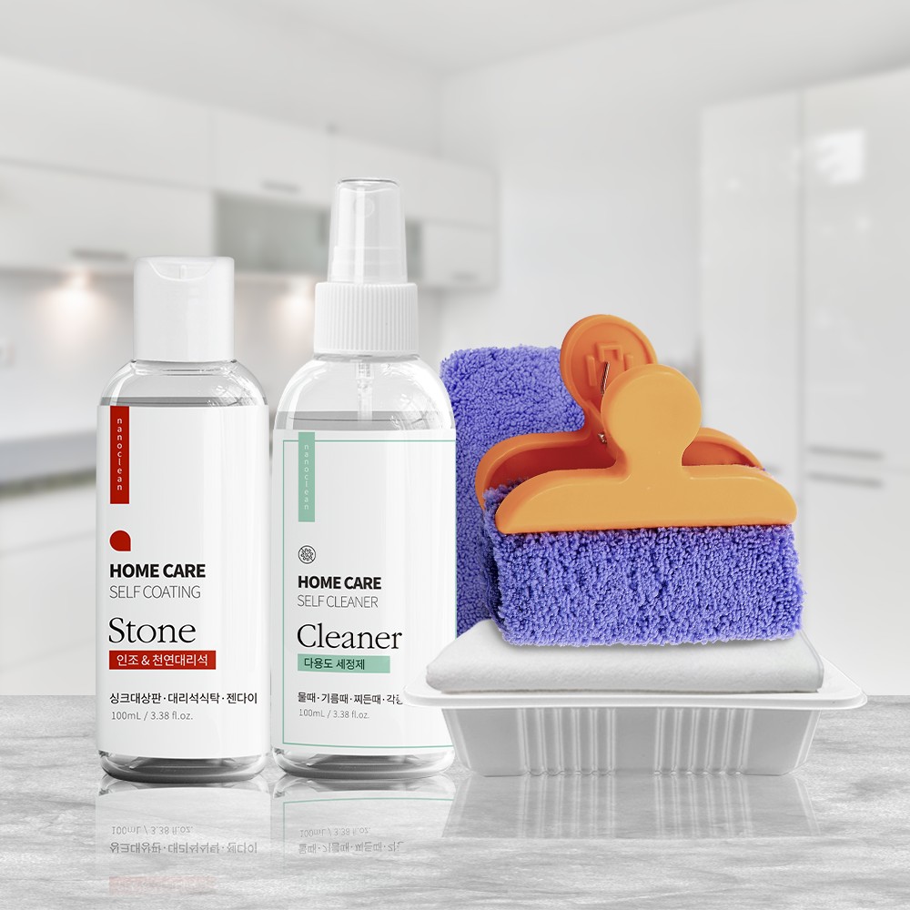 나노클린 싱크대상판코팅 광택 천연인조 대리석 셀프코팅 주방코팅제 제품 이미지