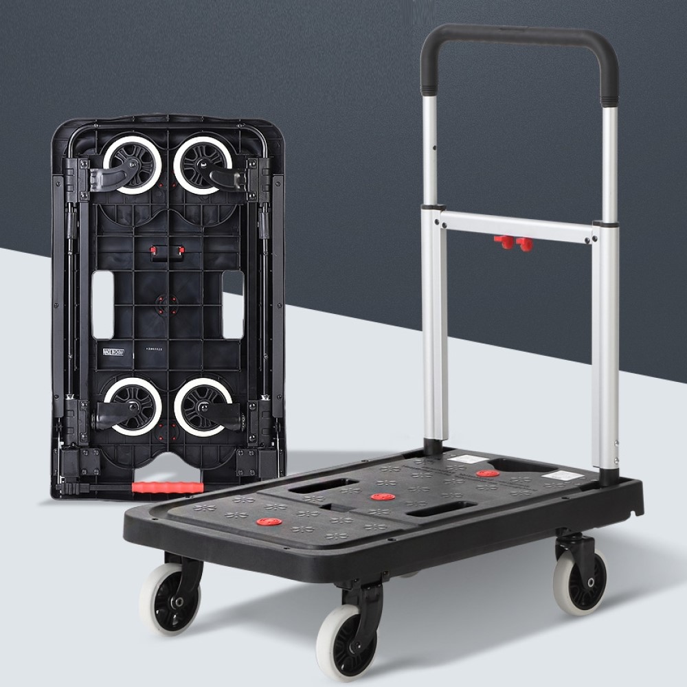 원터치 접이식 슬림 대차 중형 구르마 손수레 끌차 택배 카트 엘카 구루마 핸드카 짐수레