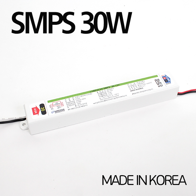국산 방수형 SMPS 12V, 24V 안정기 아답터 파워서플라이 30W 생활방수 - 상세 이미지 2