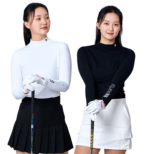 여성 골프웨어 숄더 볼레로 기능성 냉감 이너웨어 UV 자외선차단 쿨 손등토시 골프티셔츠 이미지 6