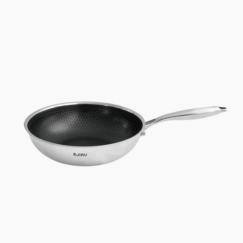 에지리 스텐큐브B 인덕션 통3중 스테인리스 궁중팬 28cm