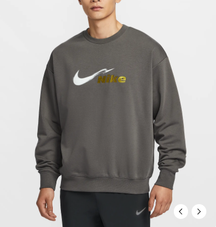 국내매장판 나이키 트랙 클럽 러닝 플리스 크루넥 스웻셔츠 HV4880-299