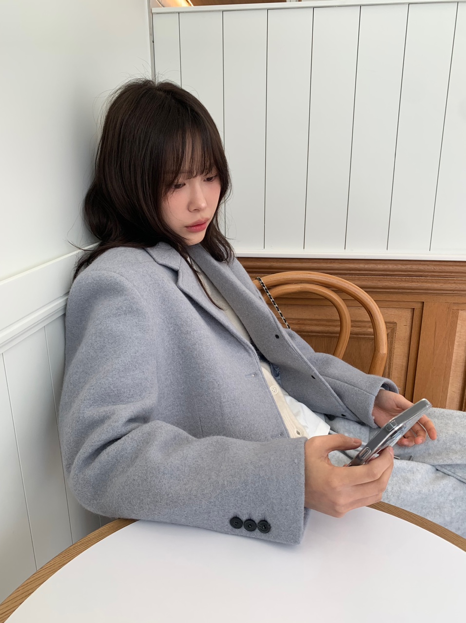 스브 알파카 하프코트 자켓 2colors 상세 이미지 14