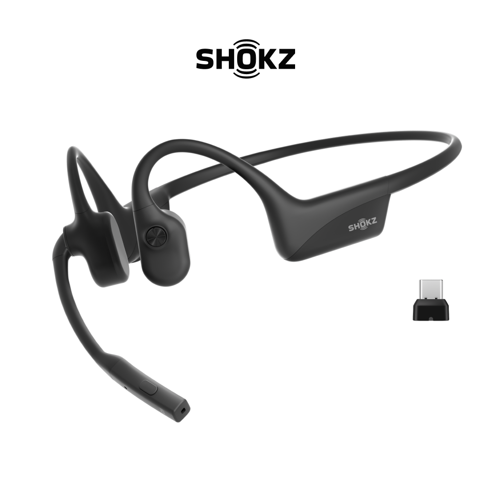 샥즈 오픈컴2 C120 UC C타입 2025 Upgrade 어댑터 포함 골전도 블루투스 업무용 이어폰 제품 이미지