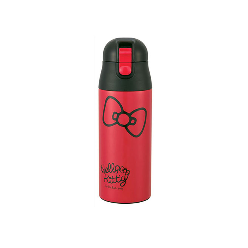 헬로키티 원터치텀블러 360ml 핑크 화이트 레드 보온 보냉 스텐 보틀 - 상세 이미지 3