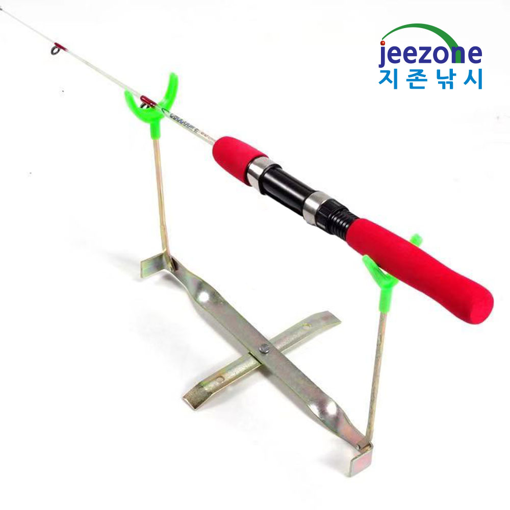 산천어낚시대 거치대 얼음낚시 받침대 빙어낚시대 거치대 아이스 로드 - 상세 이미지 5