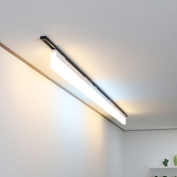LED T7 레일조명 라인조명 매장 카페 레일등 일자등 형광등 루버 300mm 15W - 상세 이미지 3