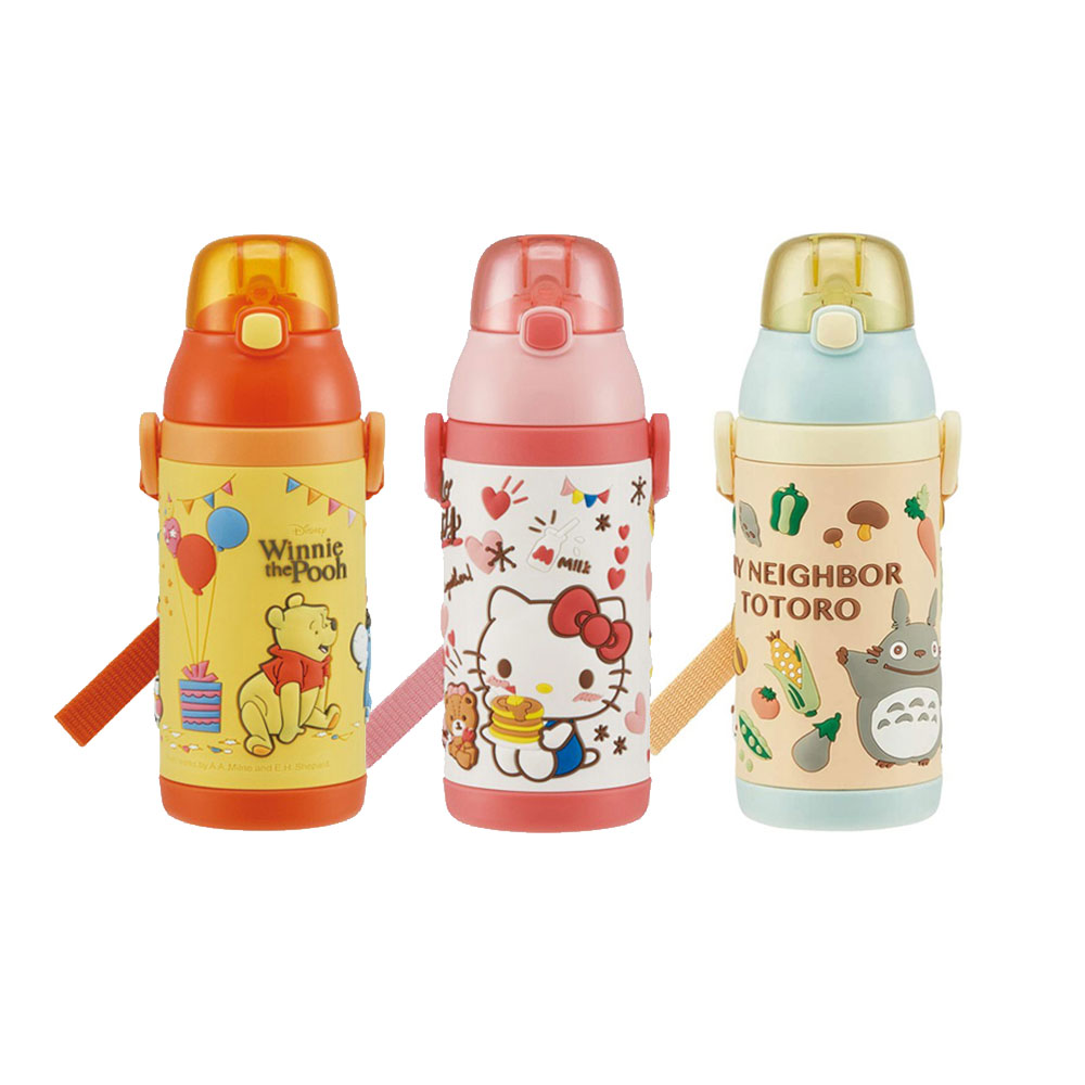 무료인쇄 보온보냉병 캐릭터 만화 텀블러 스텐보틀 380ml 곰돌이푸 헬로키티 토토로 3D - 상품 이미지
