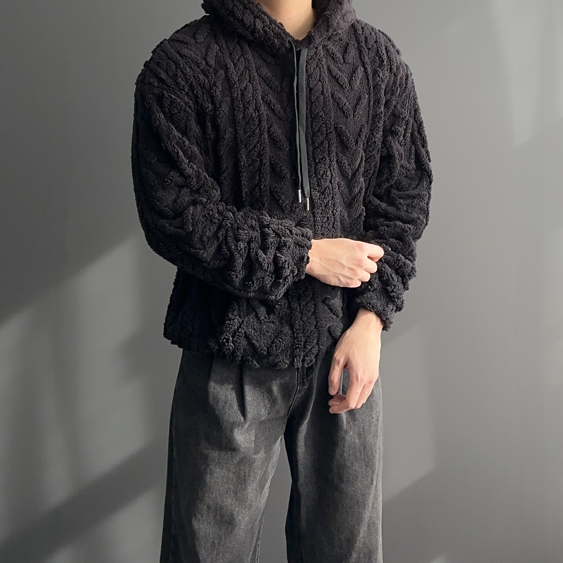 기모후드티 양털후드티 - 상세 이미지 3