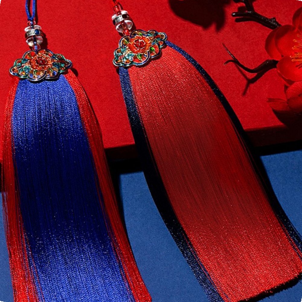 전통 나비꽃무늬 노리개 장식소품 고급스러운 꽃장식 한복 : 히먼마켓