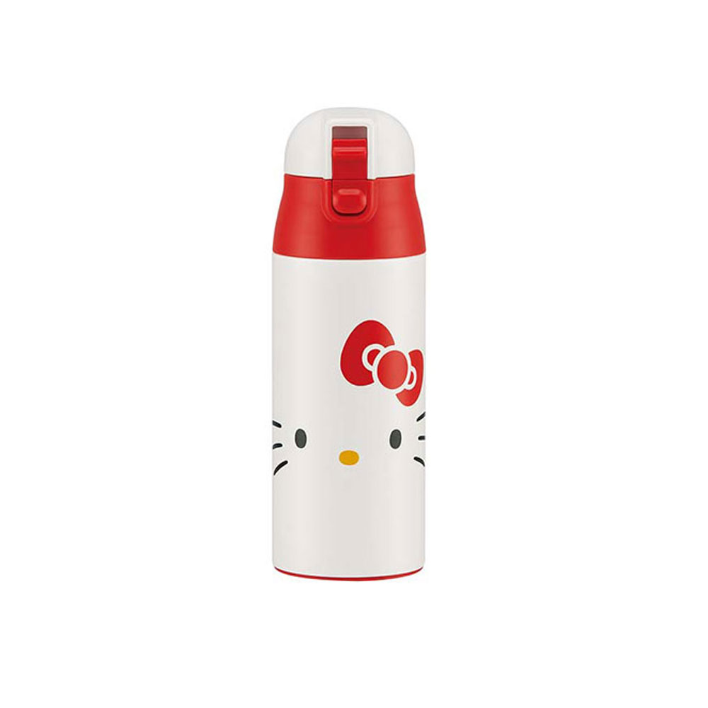 헬로키티 원터치텀블러 360ml 핑크 화이트 레드 보온 보냉 스텐 보틀 - 상세 이미지 4