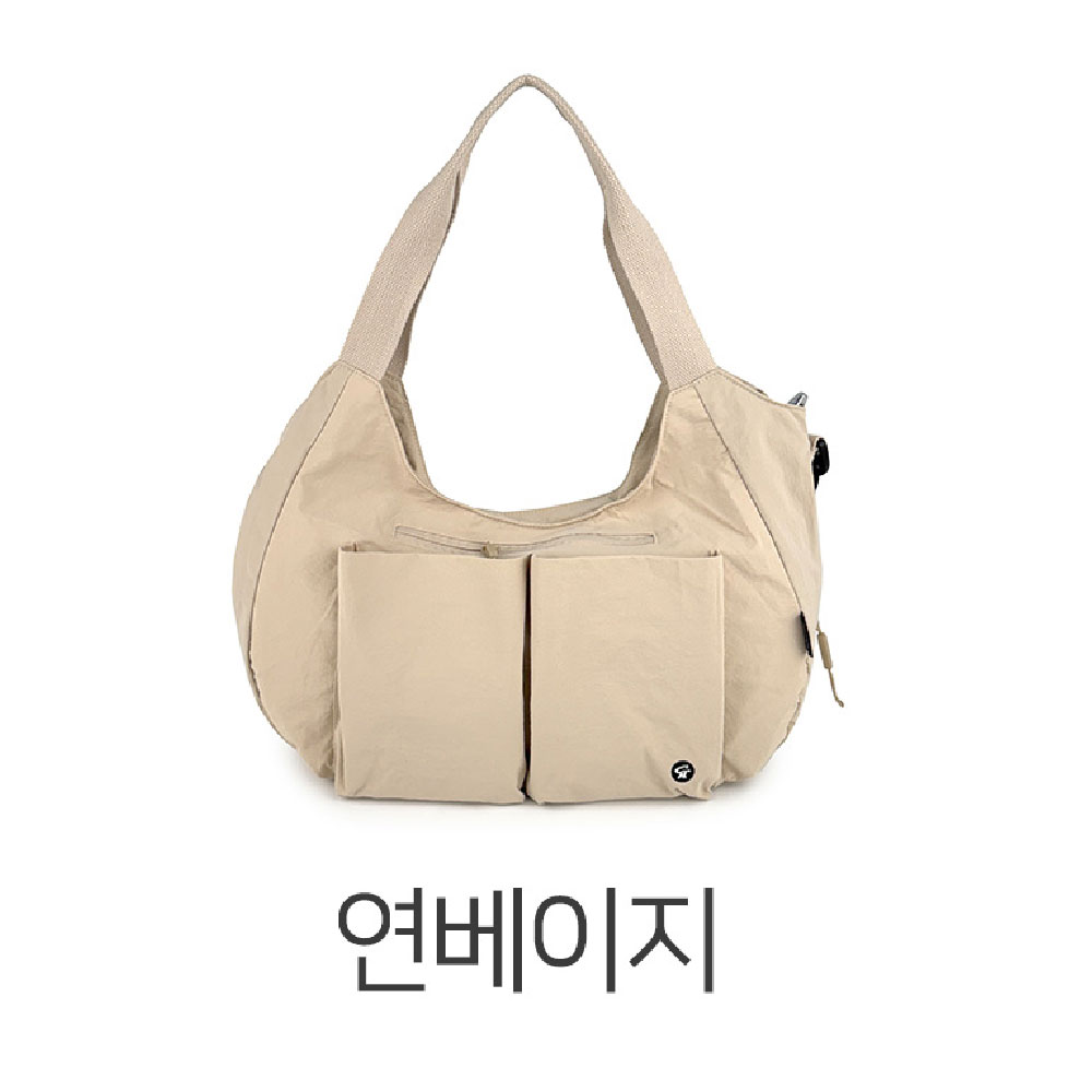 가벼운 나일론 빅사이즈 크로스 숄더백 대학생 여대생 직장인 여성 큰 대형 숄더백 가방 - 상세 이미지 4
