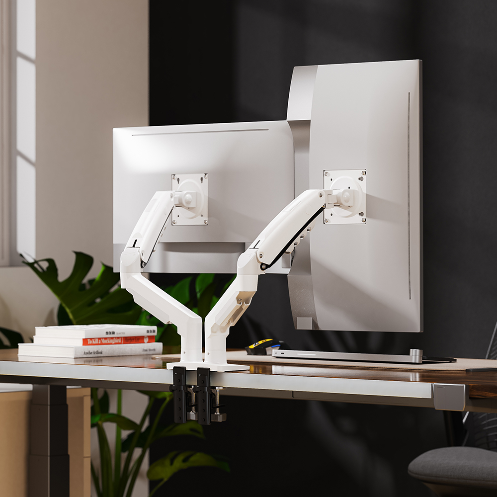 노스바유 NB F160 듀얼 모니터암 거치대