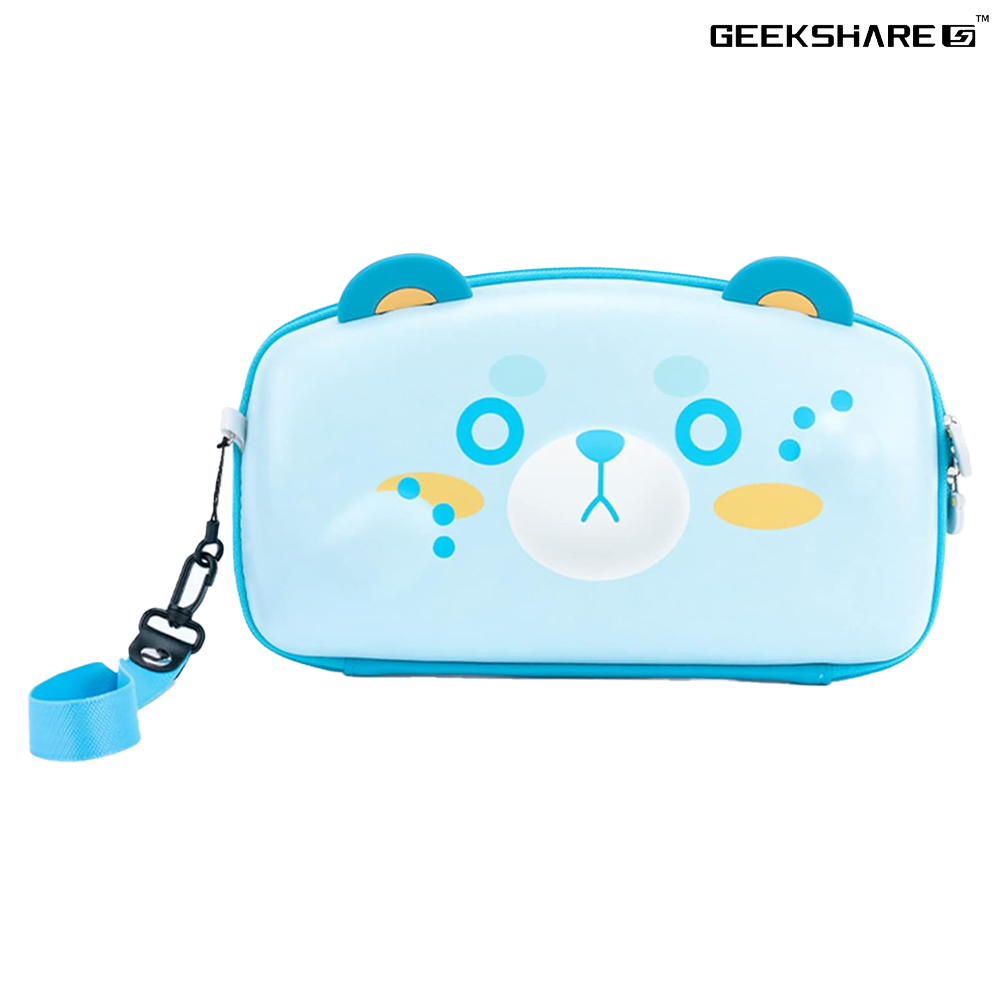 닌텐도 스위치 OLED 케이스 긱쉐어 블루베어 하드파우치 - 상세 이미지 2