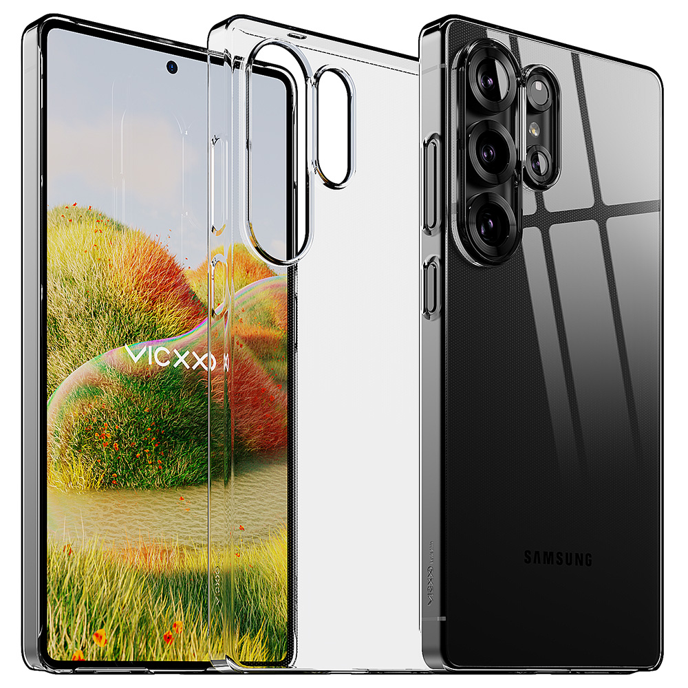 빅쏘 초슬림 변색없는 클리어 케이스 투명, 갤럭시S25 울트라