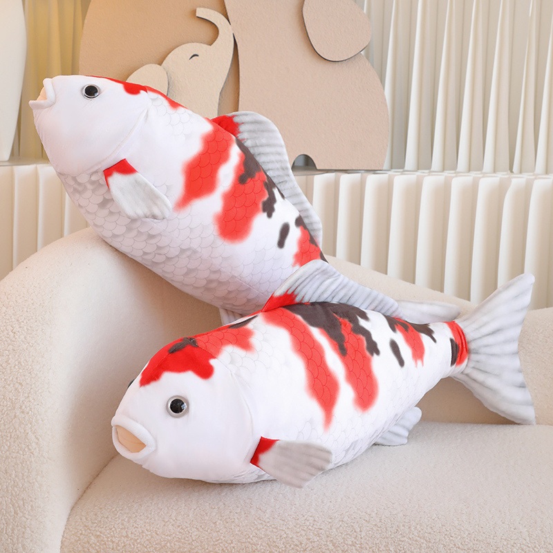 잉어 인형 특대형 초대형 쿠션 빅사이즈 선물 베개 장난감 단품 75cm 570g - 상세 이미지 2