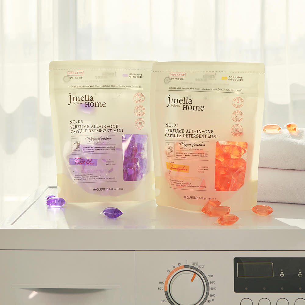 제이멜라 자스민 도르 퍼퓸 올인원 캡슐 세제 - 미니 7g 60개입 2+1 3종 세트