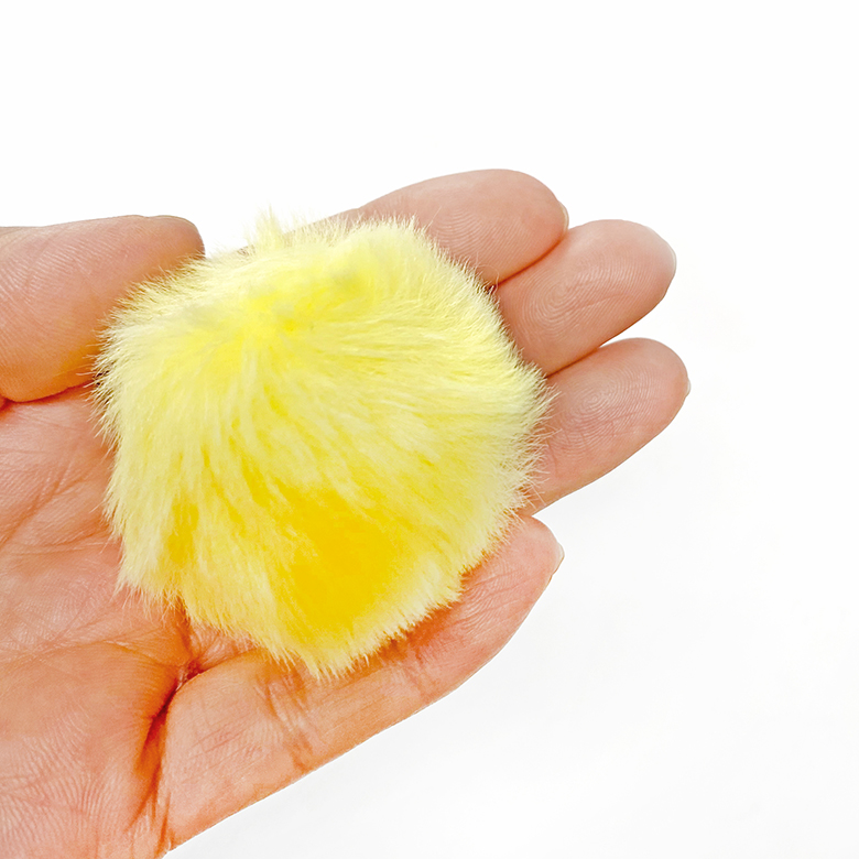 (5p) 약4.5cm 인조 밍크 페이크퍼 모자방울 털방울 폼폼볼-고리형 이미지 8