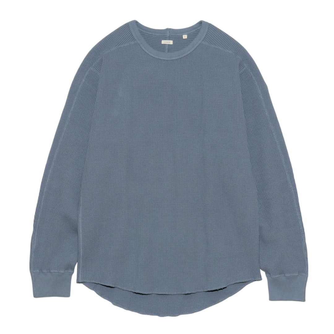 나나미카 크루넥 써멀 스웻 S25SH102 남녀공용 캐쥬얼 데일리 와플 티셔츠 맨투맨 - 상품 이미지