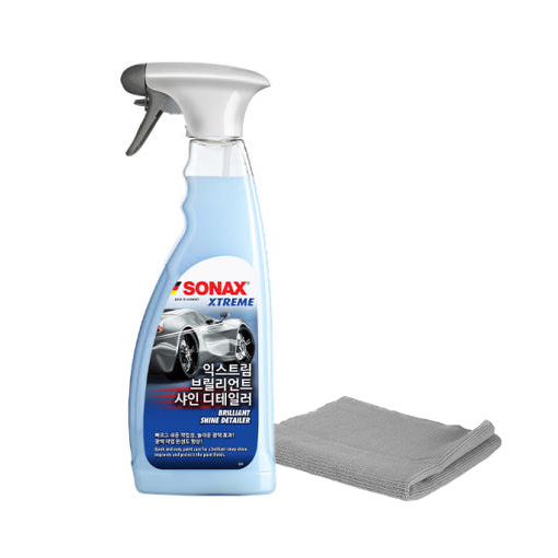 소낙스 익스트림 브릴리언트 샤인 디테일러 750ml+스피드폴리쉬 브샤디 자동차물왁스 발수