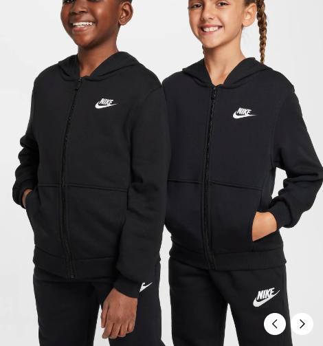 국내매장판 나이키 클럽 플리스 주니어 프렌치 테리 풀집 후디 D4 FD3017-010