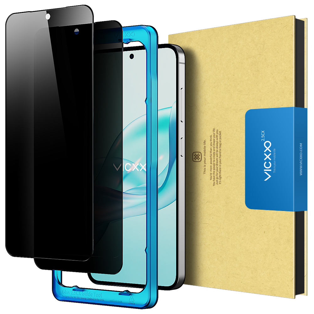 빅쏘 2.5CX 사생활 보호필름 강화유리 갤럭시S25, 2매입