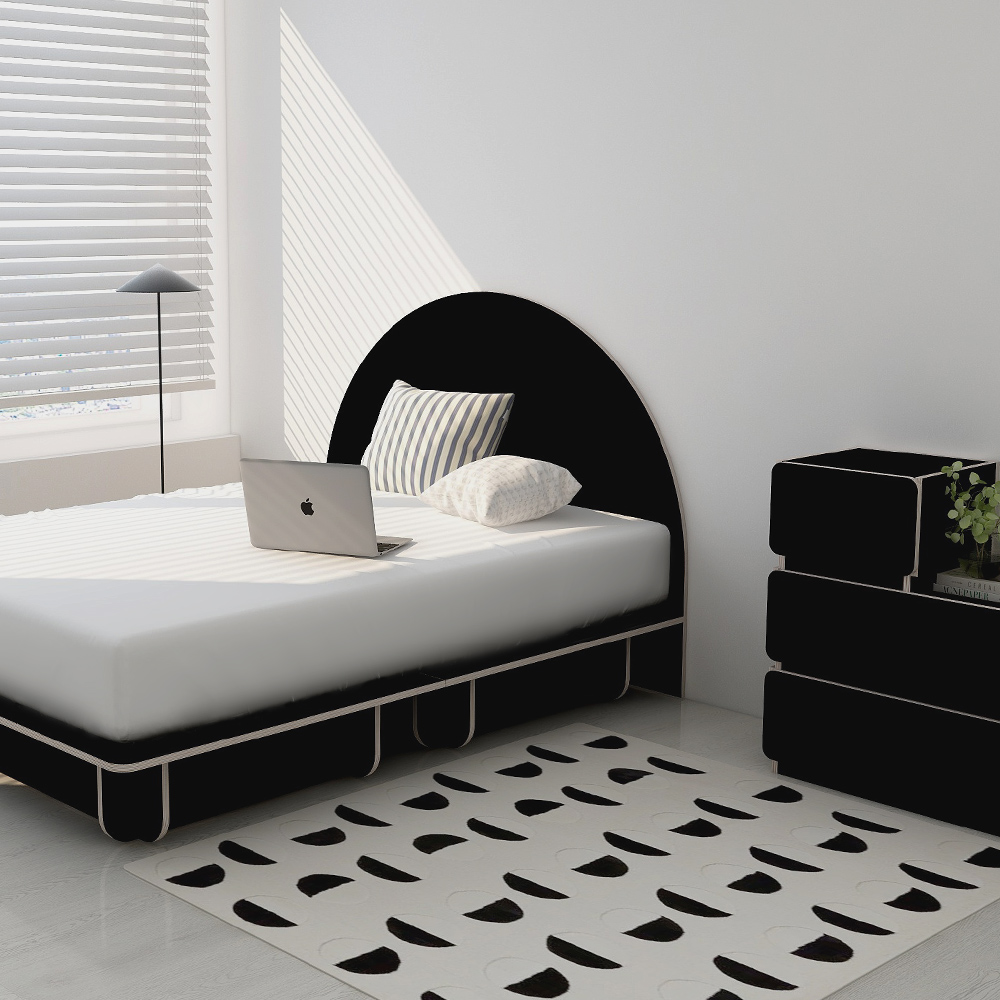 누어 룬드 아크 반원헤드 수납침대 프레임 싱글 슈퍼싱글 S/SS