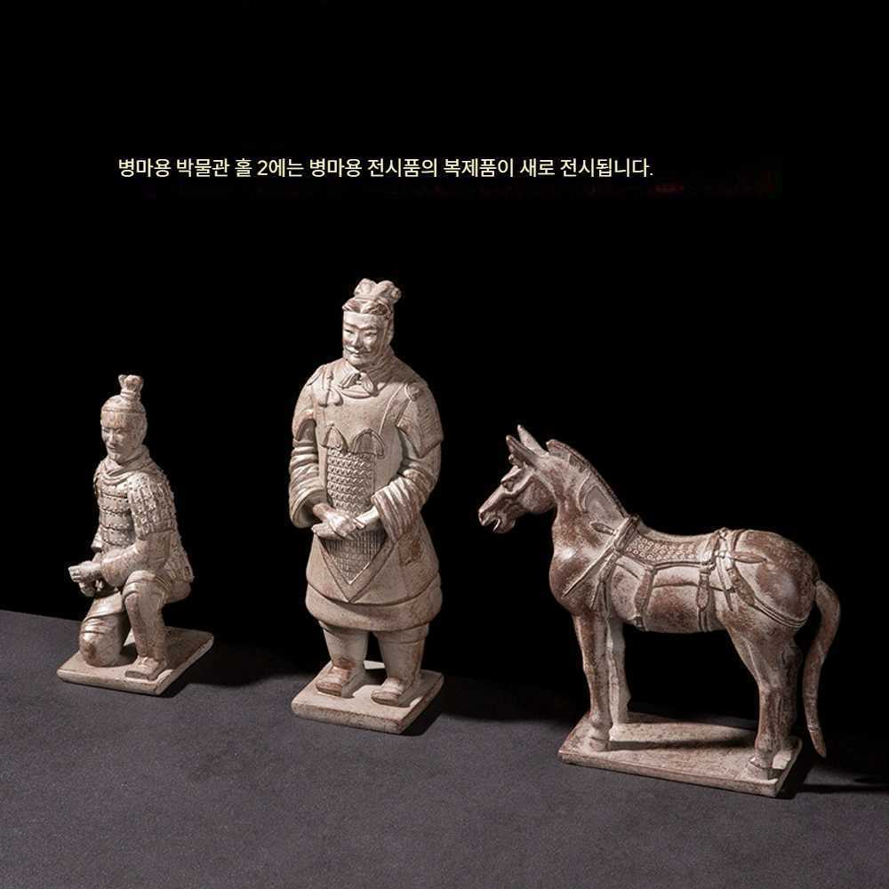 고캠프 병마용 공예품 진시황병마용 중국전통소품 대형 군사 인형 - 상품 이미지
